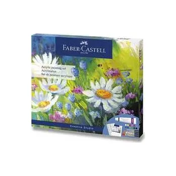 Vodová barva Akrylové barvy Faber-Castell sada 18 ks,rychlé dodání
