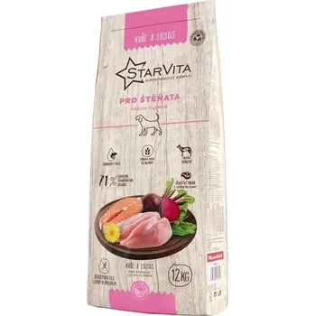 Krmivo pro psa Starvita granule pro štěňata kuře a losos 12kg