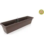 PLASTKON Samozavlažovací truhlík Extra Line SMART, délka 80cm Barva: Hnědá