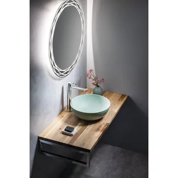 Sapho WOODY deska 900x28x500mm, masiv přírodní dub WD090-70