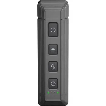 Lampička Glocusent Rozšiřitelná lampička na knihy GLCSNTA2601 USB 500mAh šedá