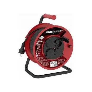 Prodlužovací kabel Acar PZ-4Z/ST H05RR-F 3GX1.5 30M Zatahovací prodlužovací kabel