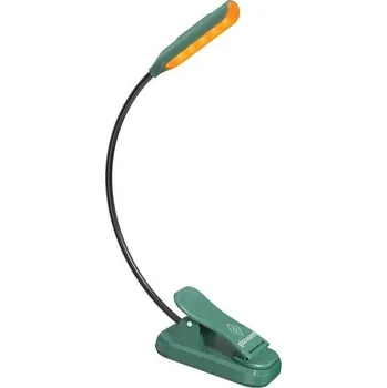 Lampička Glocusent Bezdrátová lampička GLCSNTBL102G mini s klipem na knihu, USB-C Green
