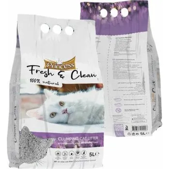 Podestýlka pro kočku Princess Fresh & clean levander scent 20 litrů