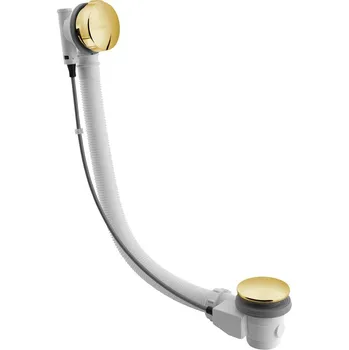 Sifon Polysan Vanová souprava, bovden, délka 775mm, zátka 72mm, zlato 71681G