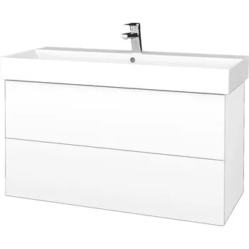 Koupelnový nábytek Dřevojas Koupelnová skříňka s umyvadlem VARIANTE SZZ2 100 (umyvadlo Glance)