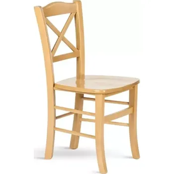 Jídelní židle Dřevěná židle Clayton - masiv odstín dub - SLEVA 3% s kodem radost25