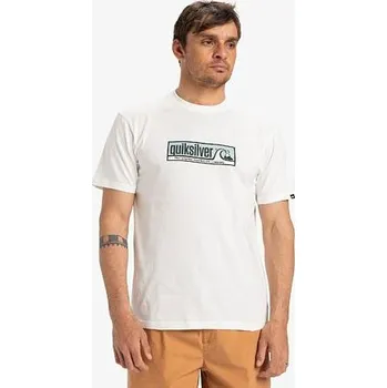 Pánské tílko triko QUIKSILVER Evo Endless Type SNOW WHITE velikost oblečení L