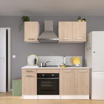 Kuchyňská linka PRS-FRANCE Uno chene small 180 cm