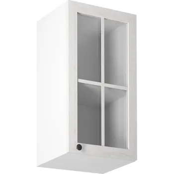 Kuchyňská skříňka Kuchyňská horní skřínka PROWANSJA G40S - Pravá, Bílá/Borovice Andersen