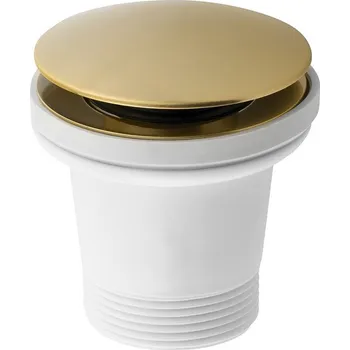 Polysan Vanová výpust 6/4", click-clack, zlato mat 71704GB