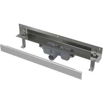 Odvodňovací žlab Alcadrain Odtokový systém Spa 95 cm, pro zabudování do stěny, nerez lesk, APZ5-EDEN-950