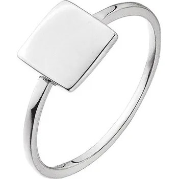 Prsten EVOLUTION GROUP CZ Stříbrný prsten čtvereček - velikost 50 - 65018