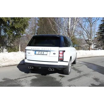 Tlumič výfuku Fox Sportauspuff koncový tlumič výfuku s koncovkou 2x90 Typ 16 na obou stranách pro Land rover Range Rover IV 2012- s motorem 3.0 d SLEVA 2%