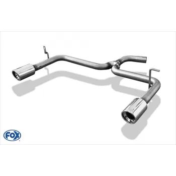 Tlumič výfuku Fox Sportauspuff koncový díl s koncovkou 1x90 Typ 17 na obou stranách pro Hyundai I30 FD 2007- s motorem 1.4, 1.6, 2.0 SLEVA 2%