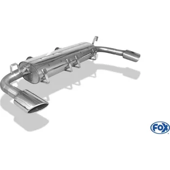 Tlumič výfuku Fox Sportauspuff koncový tlumič výfuku s koncovkou 115x85 Typ 38 na obou stranách pro Lexus SC430 s motorem 4.3 SLEVA 2%