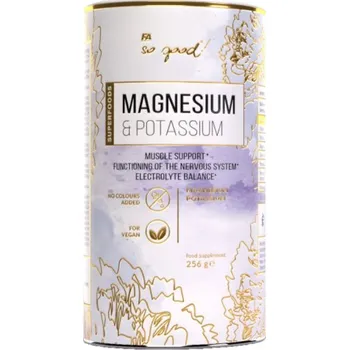 Fitness strava FA Welness Magnesium & Draslík - 256 g