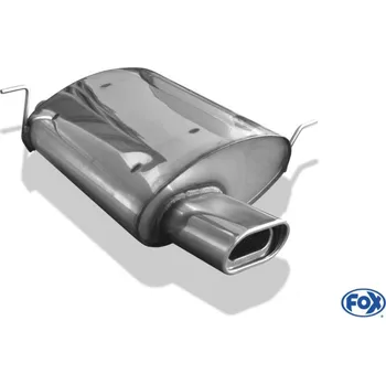 Tlumič výfuku Fox Sportauspuff koncový tlumič výfuku s koncovkou 135x80 Typ 53 pro BMW Z3 s motorem 1.9, 2.8 SLEVA 2%