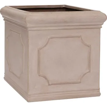 Květináč Block Classic Taupe M - V 40 cm / D 40 cm