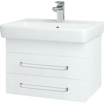 Koupelnový nábytek Dřevojas Koupelnová skříňka s umyvadlem Q ZÁSUVKOVÉ SZZ2 60