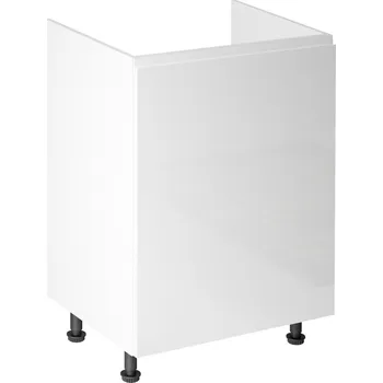 Kuchyňská linka Kuchyňská dolní skřínka - ASPEN D60Z - Levá, Bílá/Bílý lesk
