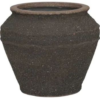 Květináč Eros Umber Brown S - Ø 33 cm / V 28 cm