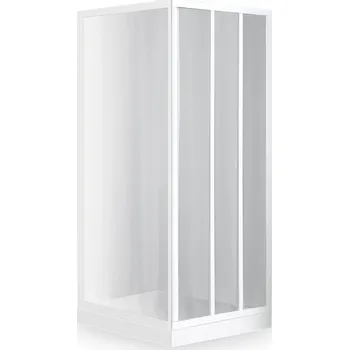 Roth PROJECT LD3+LSB Sprchový kout obdélníkový 80x75 cm Profil: Bílá, Sklo: Grape