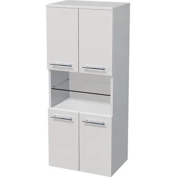 Koupelnový nábytek Intedoor Uni, koupelnová skříňka střední - UNI SS 122/50 4D OP