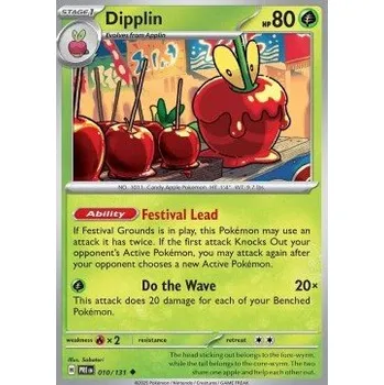 Karetní hra Pokémon PRE 010/131 Dipplin - Prismatic Evolutions Stav: Near Mint, Verze: REVERSE HOLO