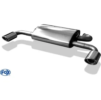 Tlumič výfuku Fox Sportauspuff koncový tlumič výfuku s koncovkou 115x85 Typ 33 na obou stranách pro Mitsubishi Outlander 2006-2011 s motorem 2.0 D SLEVA 2%