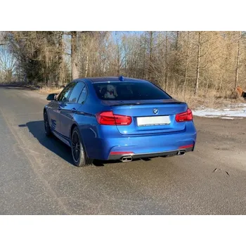 Tlumič výfuku Fox Sportauspuff koncový tlumič výfuku s koncovkou 145x65 Typ 59 na obou stranách pro BMW řada 3 F30, F31 s motorem 2.0 SLEVA 2%