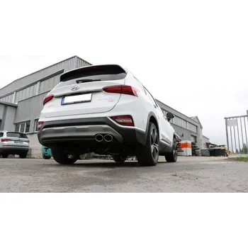 Tlumič výfuku Fox Sportauspuff koncový tlumič výfuku s koncovkou 2x106x71 Typ 32 pro Hyundai Santa Fe TM 2018- s motorem 2.2 D SLEVA 2%
