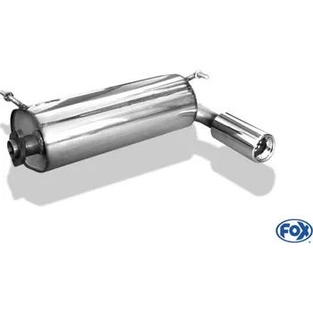 Tlumič výfuku Fox Sportauspuff koncový tlumič výfuku s koncovkou 1x80 Typ 13 pro Suzuki Jimny 1998-2005 s motorem 1.3 SLEVA 2%