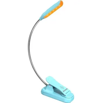 Lampička Glocusent Bezdrátová lampička GLCSNTBL103B mini GLCSNTBL103B klip-on book light, USB-C Blue