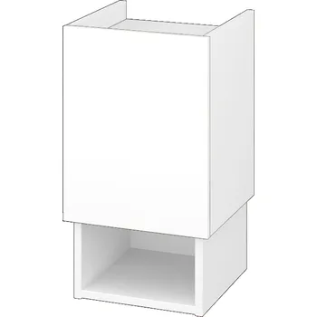 Koupelnový nábytek Dřevojas Nízká skříňka - pravá - INVENCE SNDO 35