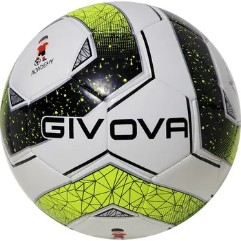 Fotbalový míč Fotbalový míč Givova BALL ACADEMY SCHOOL BLACK-YELLOW 3