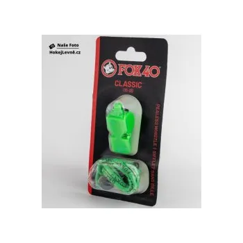 Hokejová tréninková pomůcka Píšťalka FOX 40 Classic Zelená, Barva Zelená