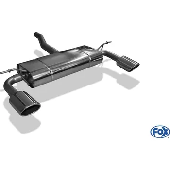 Tlumič výfuku Fox Sportauspuff koncový tlumič výfuku s koncovkou 115x85 Typ 32 na obou stranách pro Mercedes třída A W176 2012- s motorem 1.6, 2.0 SLEVA 2%