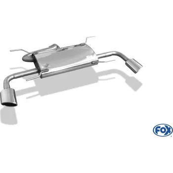 Tlumič výfuku Fox Sportauspuff koncový tlumič výfuku s koncovkou 115x85 Typ 38 na obou stranách pro Mazda 6 GJ 2013- s motorem 2.0, 2.5 SLEVA 2%