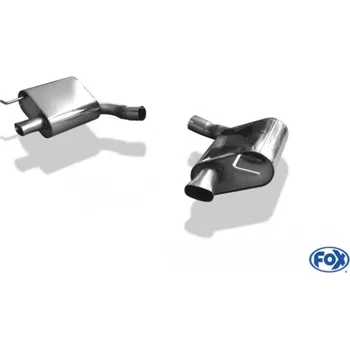 Tlumič výfuku Fox Sportauspuff koncový díl s napojením na orig. koncovky pro Mercedes SL 231 2012- s motorem 3.0, 3.5, 4.7 SLEVA 2%