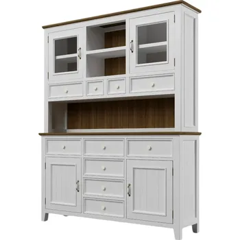 Komoda ARTEN (NANO Systems s.r.o.) Kredenc FLEUR-R1P (Bílá)