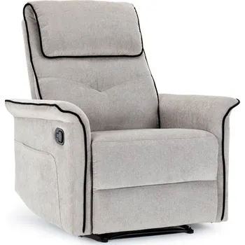 Křeslo TV křeslo, lanýžová látka, manuální polohování