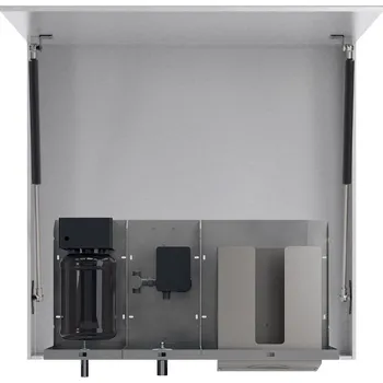 Zrcadlo Sapho TOWEL zrcadlová skříňka 90cm se senzorovým dávkovačem mýdla, vodovodní baterií a zásobníkem na papírové ručníky MUM000117