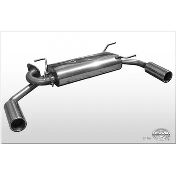 Tlumič výfuku Fox Sportauspuff koncový tlumič výfuku s koncovkou 1x90 Typ 13 na obou stranách pro Mazda MX5 NB s motorem 1.6, 1.8 SLEVA 2%