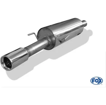 Tlumič výfuku Fox Sportauspuff koncový tlumič výfuku s koncovkou 1x90 Typ 13 pro Opel Astra G s motorem 2.0 T SLEVA 2%
