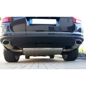 Tlumič výfuku Fox Sportauspuff koncový tlumič výfuku s koncovkou 140x90 Typ 32 na obou stranách pro Porsche Cayenne s motorem 3.2 SLEVA 2%