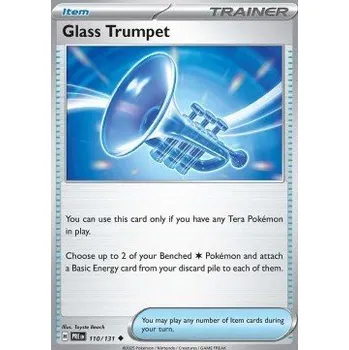 Karetní hra Pokémon PRE 110/131 Glass Trumpet - Prismatic Evolutions Stav: Near Mint, Verze: REVERSE HOLO
