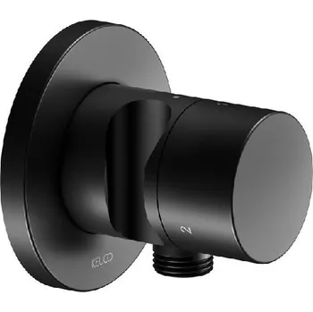 Vodovodní baterie Keuco IXMO - Ventil pod omítku pro 3 spotřebiče, s připojením hadice a držákem sprchy, matná černá 59548370201