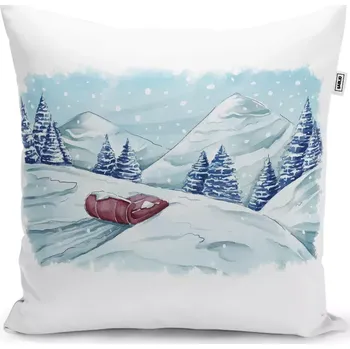 Polštář Dekorační polštář Pohádková zima - Sablio - 50x50 cm
