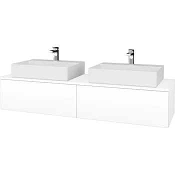 Koupelnový nábytek Dřevojas Koupelnová skříňka s umyvadlem MODULE SZZ12 160 (umyvadlo Kube)